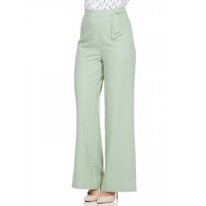 Sadie Pastel Green Trousers